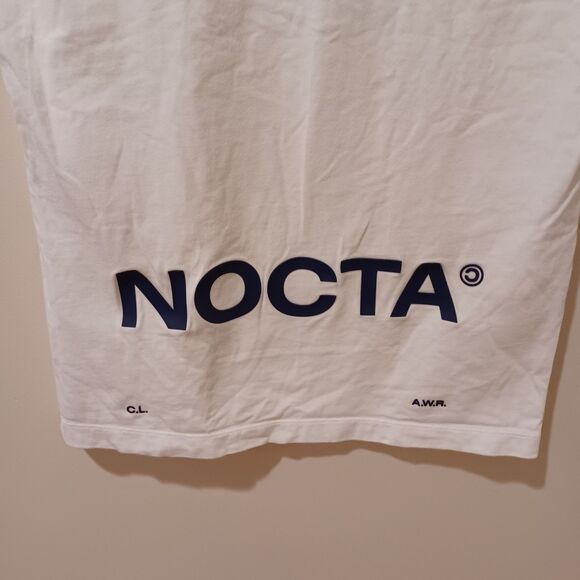 Nike x Drake Nocta Men’s Size Small White Blue Void Cardinal Stock T-Shirt Rare - Picture 7 of 11